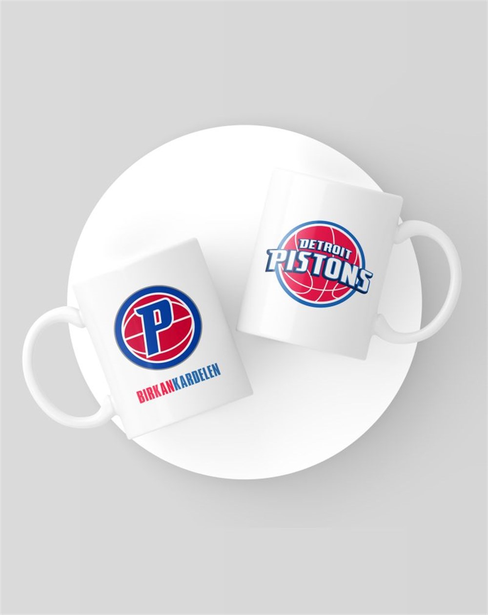 Basketbol Takım KupalarıDETROIT PISTONS BASKILI KUPA 6