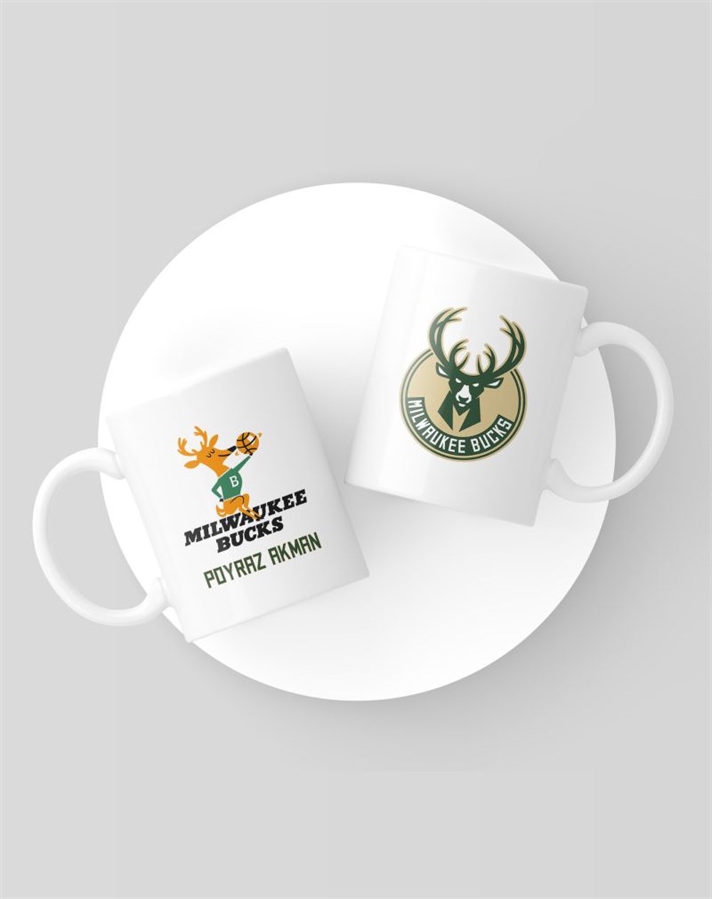 Basketbol Takım KupalarıMILWAUKEE BUCKS BASKILI KUPA 2