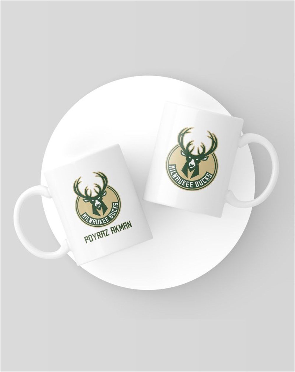 Basketbol Takım KupalarıMILWAUKEE BUCKS BASKILI KUPA 3