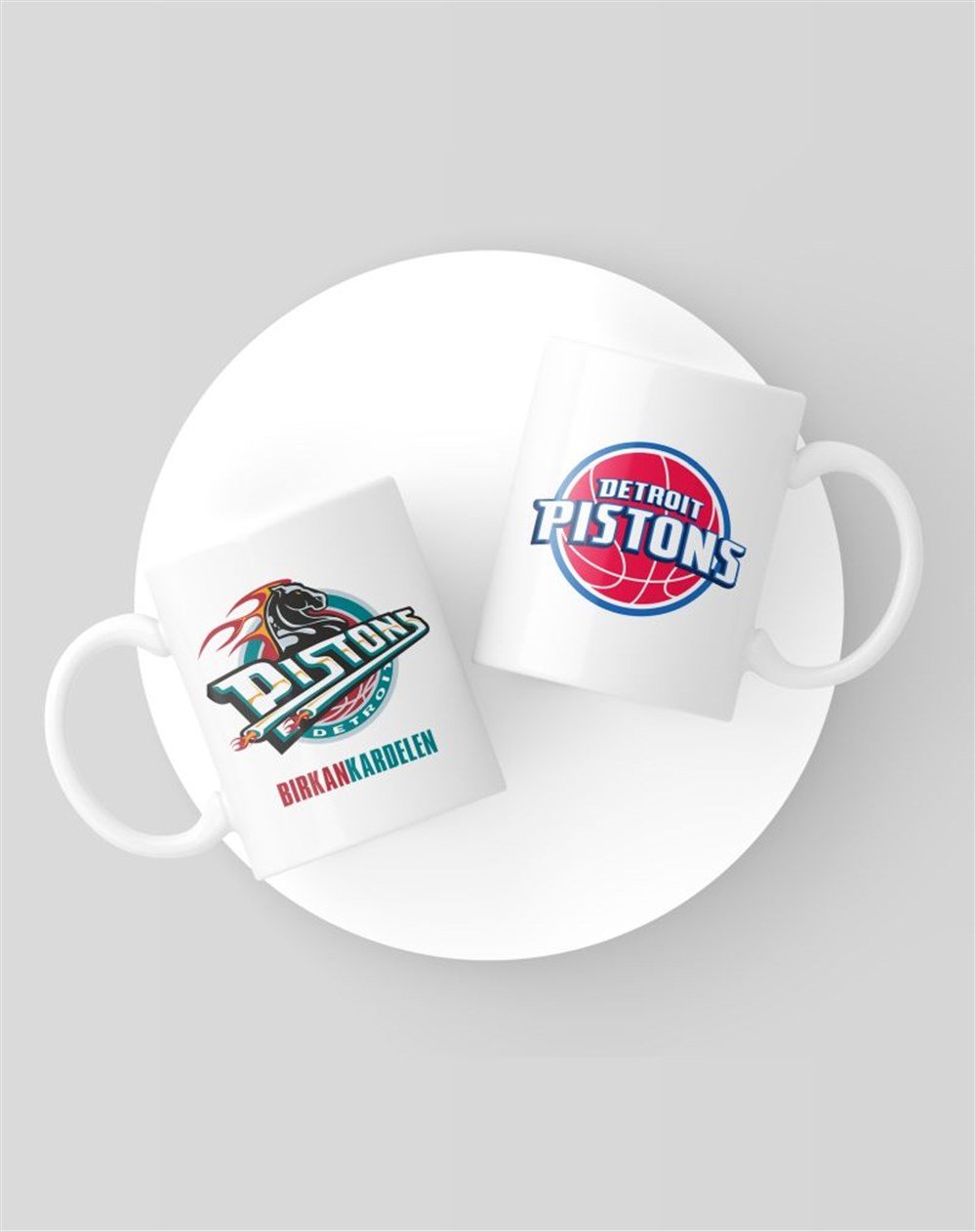 Basketbol Takım KupalarıDETROIT PISTONS BASKILI KUPA 