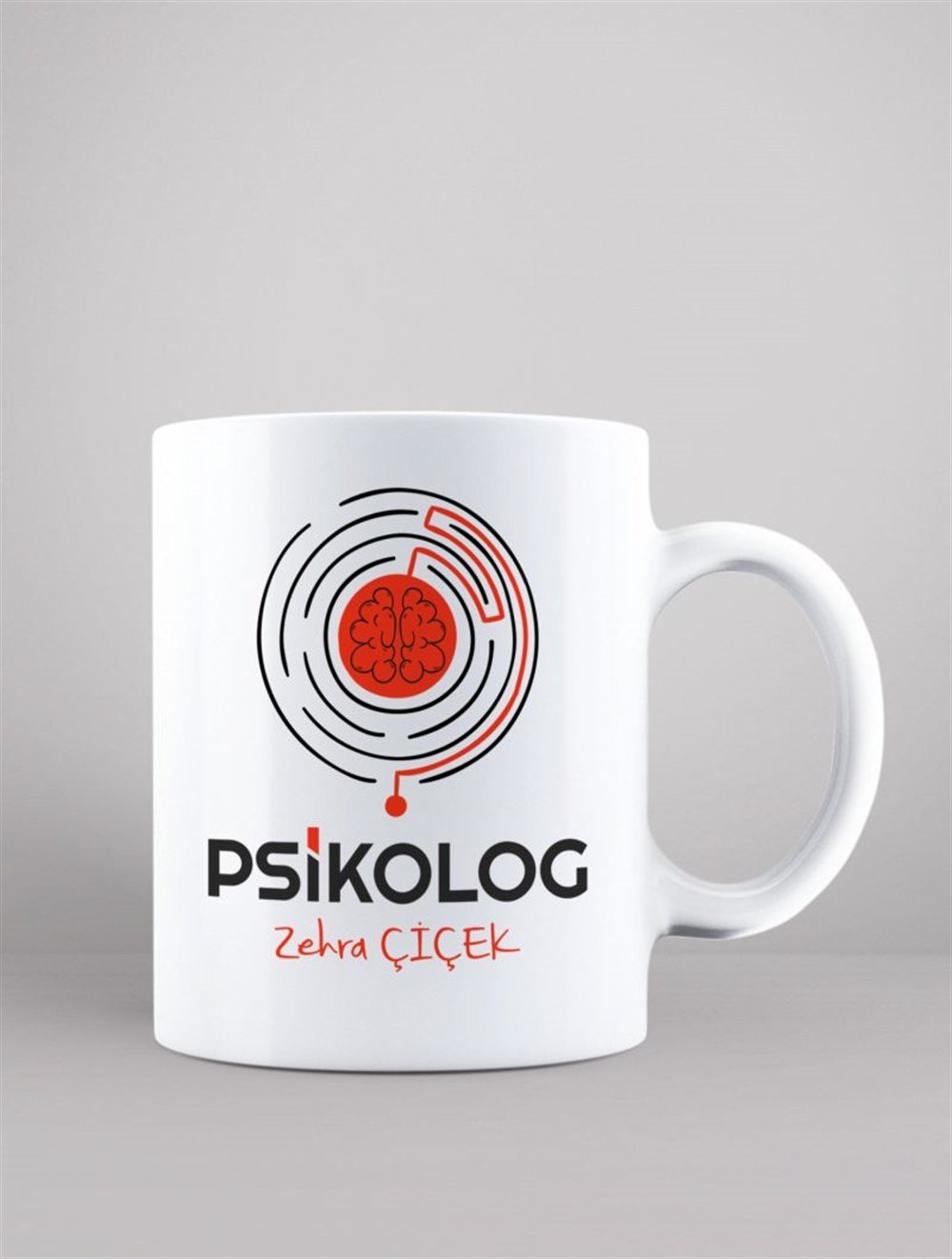 Mesleklere Özel KupalarPSİKOLOG KİŞİYE ÖZEL BASKILI KUPA