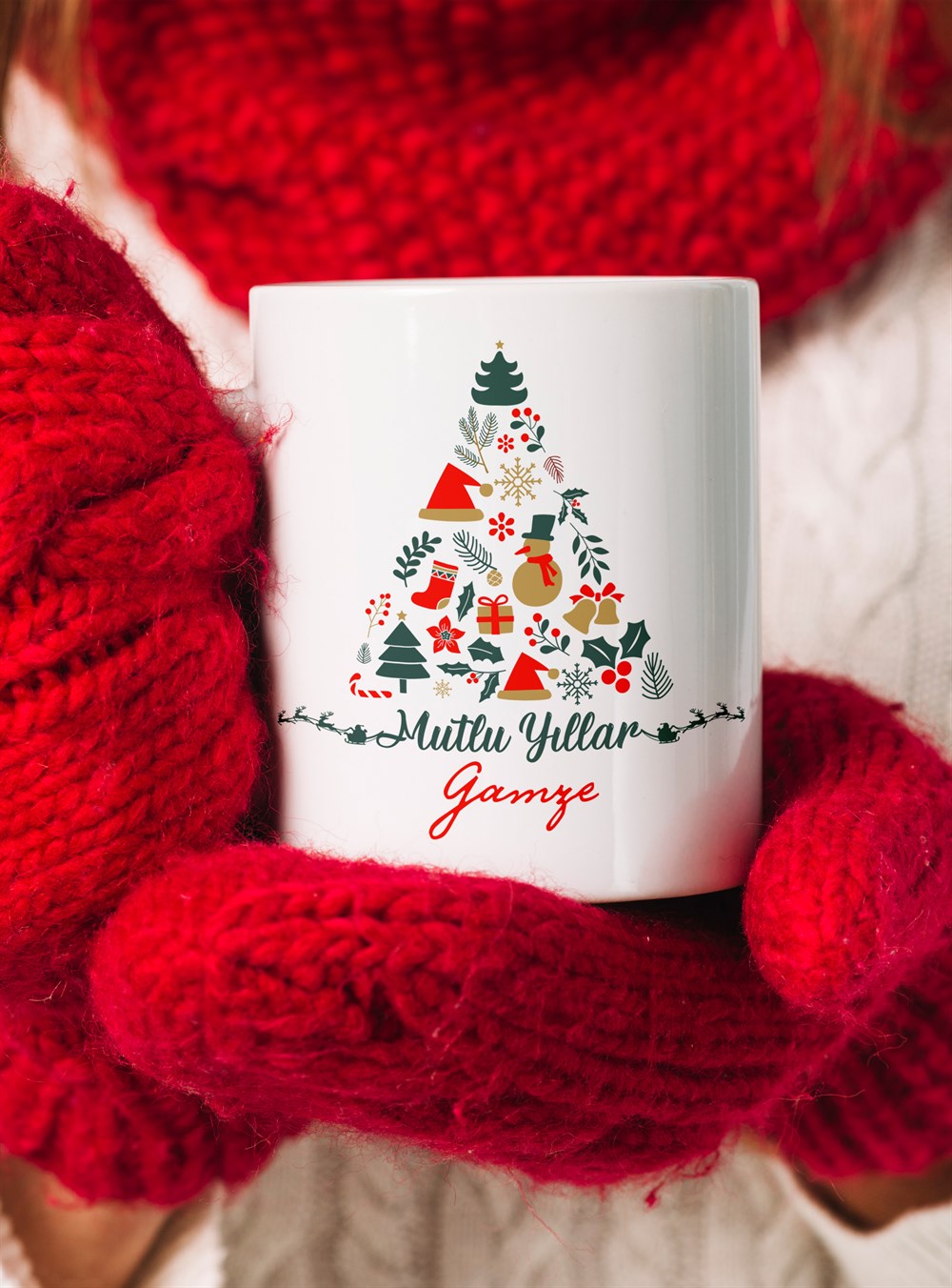 Çift KupalarıYILBAŞI TEMALI KİŞİYE ÖZEL KUPA BARDAKLAR 14