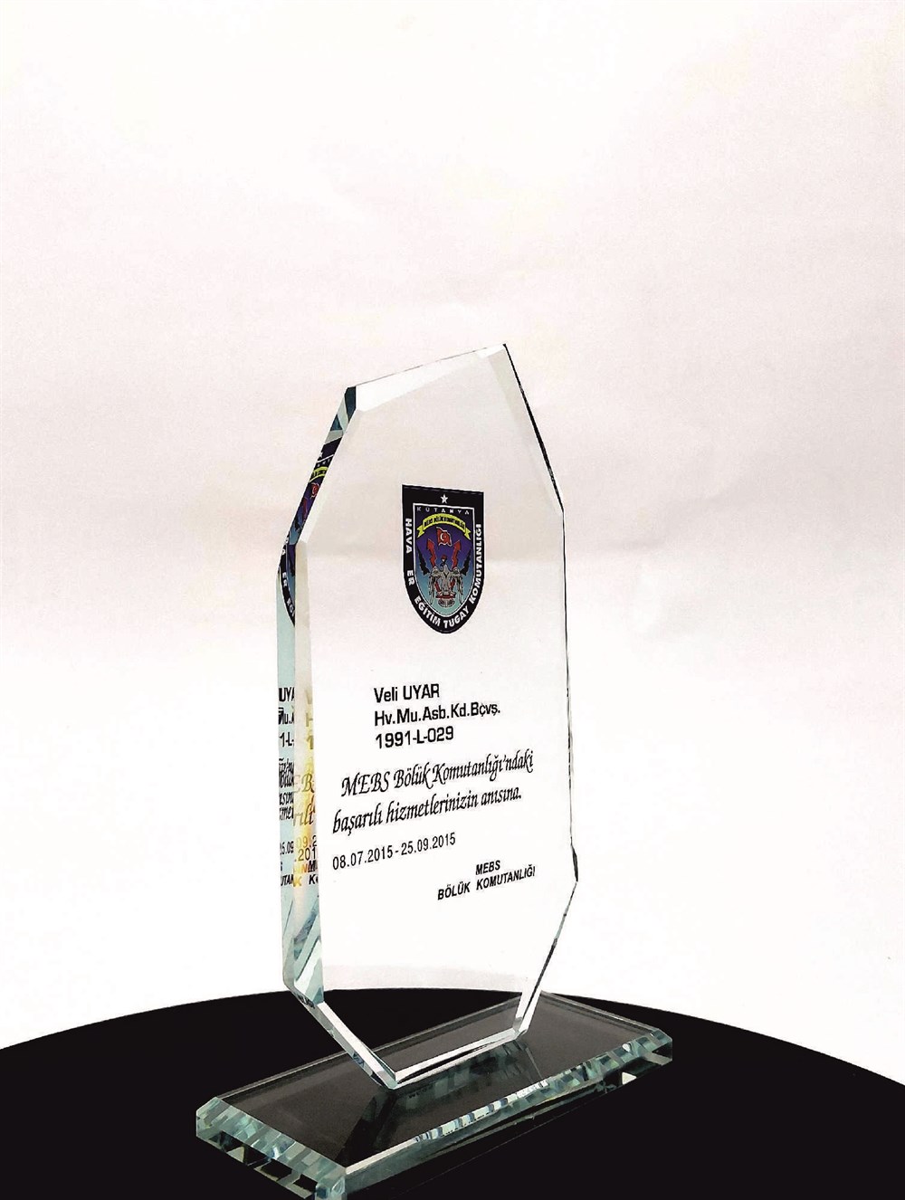 Kristal PlaketALTIN REKLAM KRİSTAL PLAKET 1
