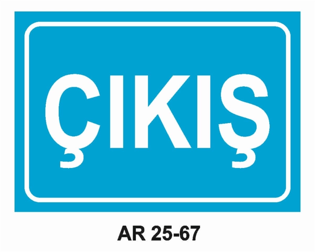 ŞOFÖR - ARAÇ - KANTAR - YAYAÇIKIŞ İŞ GÜVENLİĞİ UYARI LEVHASI
