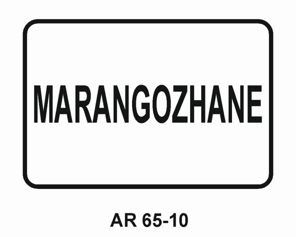 KISIMLARMARANGOZHANE İŞ GÜVENLİĞİ UYARI LEVHASI