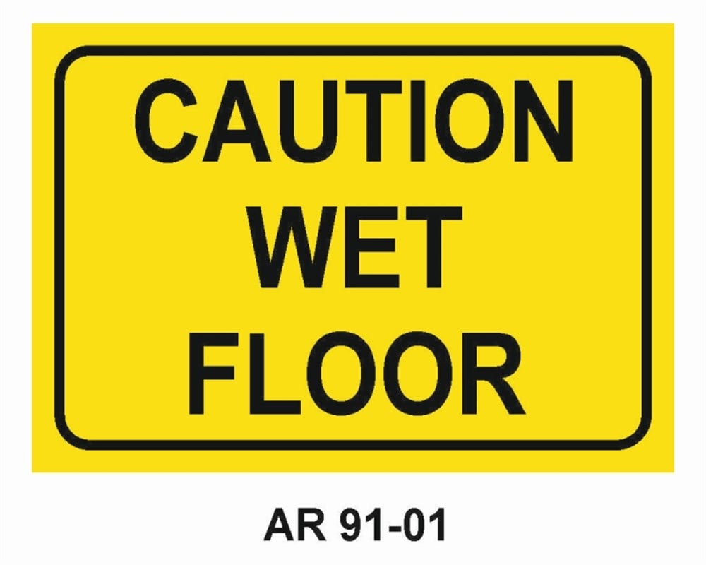 İNGİLİZCE LEVHALARCAUTION WET FLOOR İŞ GÜVENLİĞİ UYARI LEVHASI