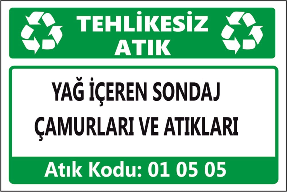 Tehlikeli AtıklarYAĞ İÇEREN SONDAJ  ÇAMURLARI VE ATIKLARI