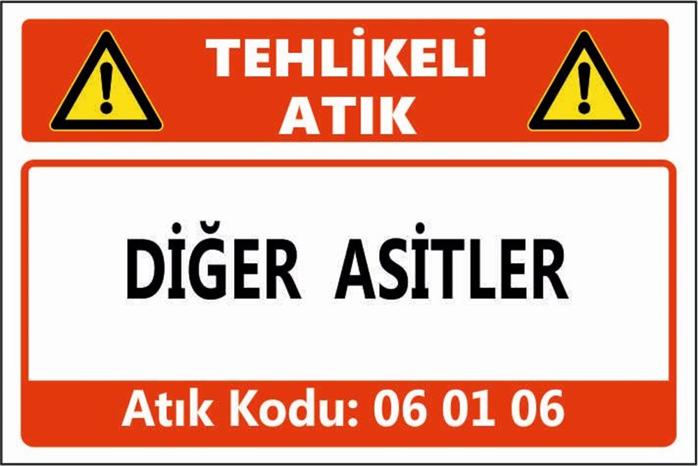 Tehlikeli AtıklarDİĞER ASİTLER