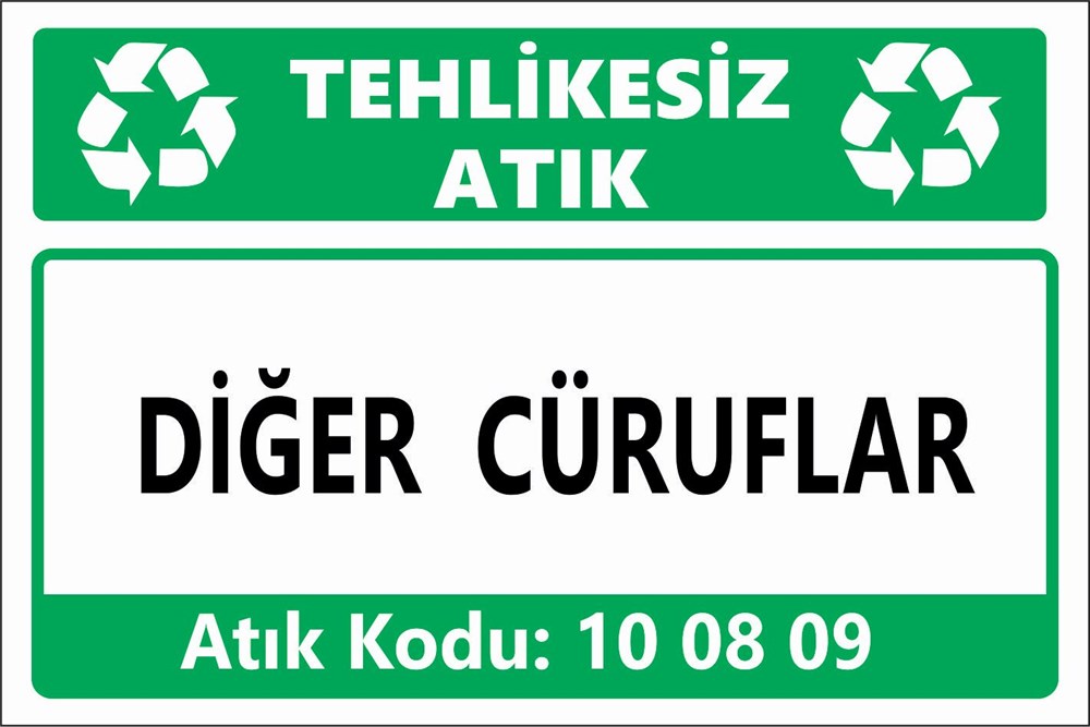 Atık TabelalarıDİĞER CÜRUFLAR