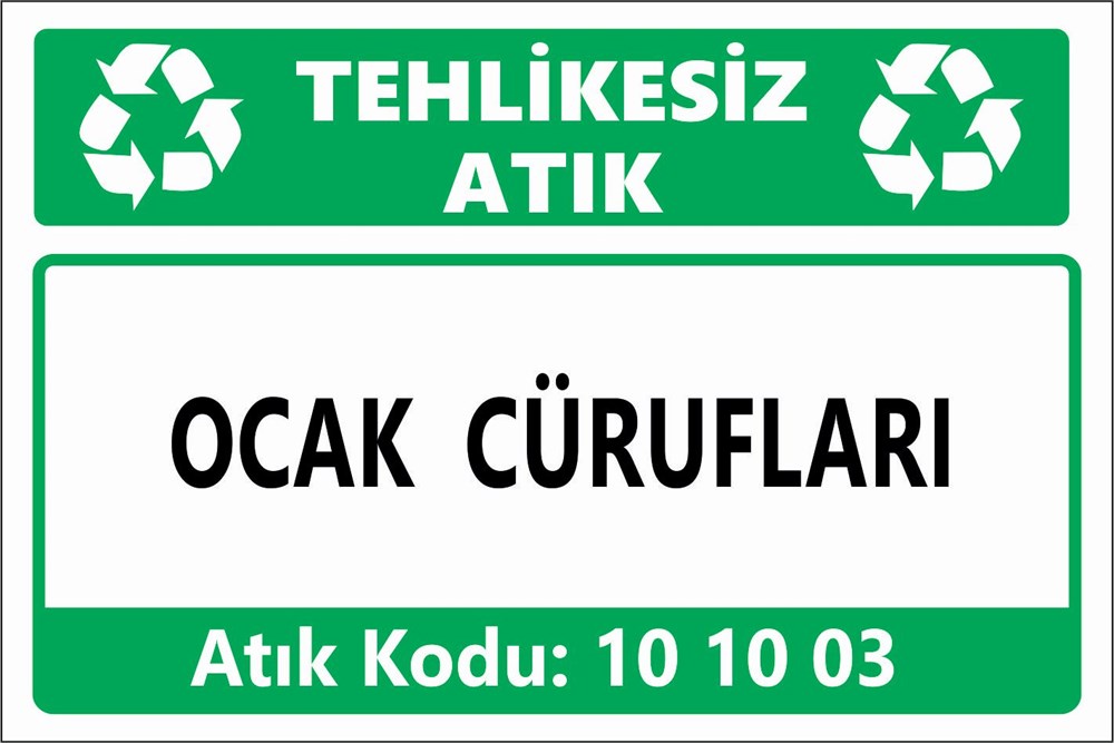Atık TabelalarıOCAK CÜRUFLARI