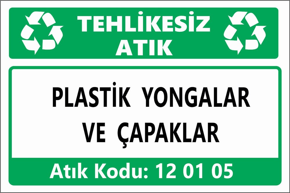 Atık TabelalarıPLASTİK YONGALAR  VE ÇAPAKLAR
