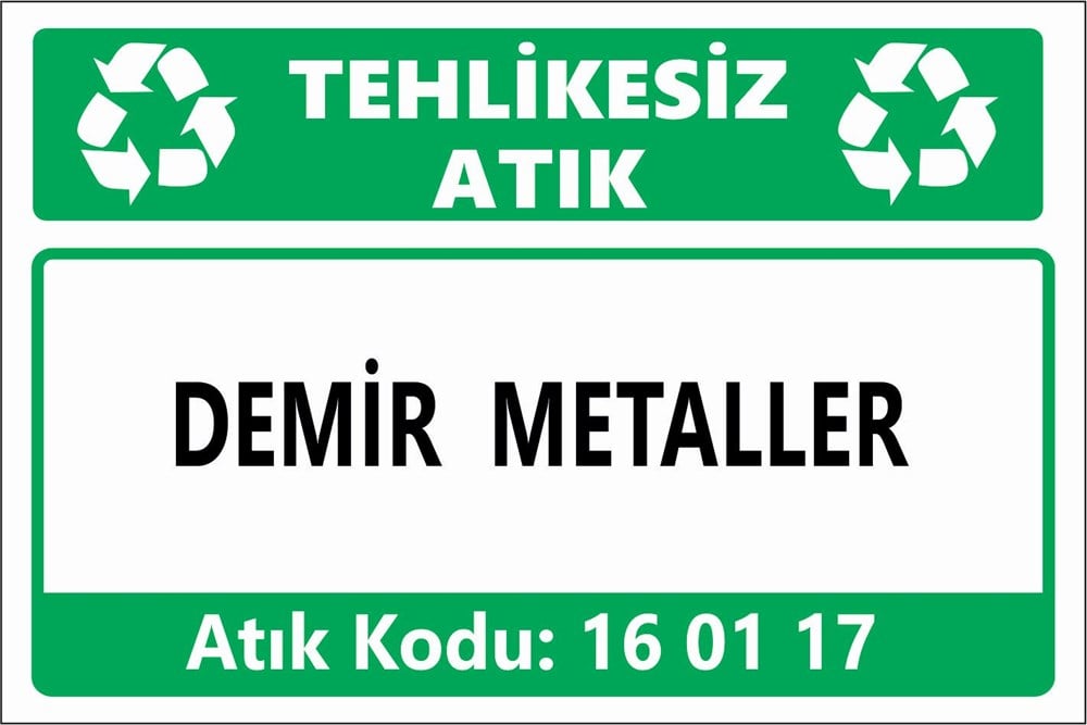 Atık TabelalarıDEMİR METALLER