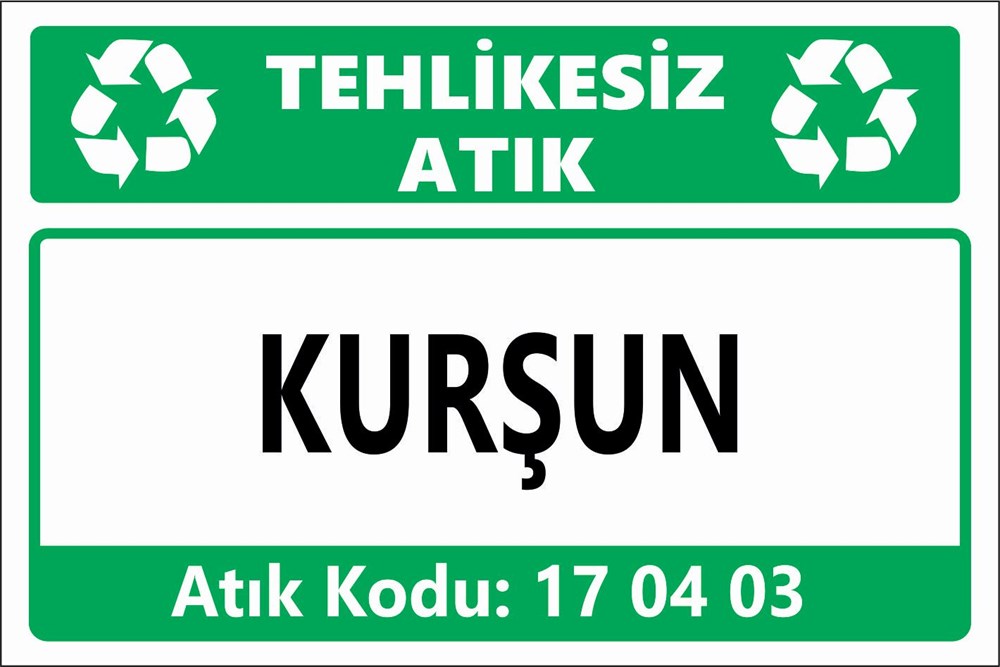Atık TabelalarıKURŞUN