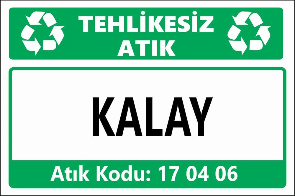 Atık TabelalarıKALAY
