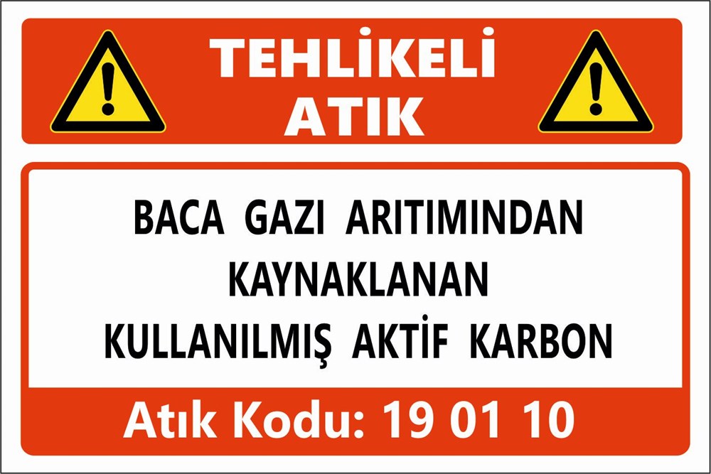 Atık TabelalarıBACA GAZI ARITIMINDAN KAYNAKLANAN KULLANILMIŞ AKTİF KARBON