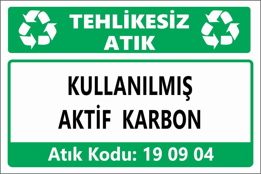 Atık TabelalarıKULLANILMIŞ AKTİF KARBON