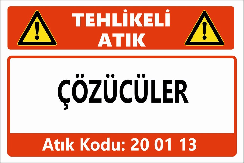 Atık TabelalarıÇÖZÜCÜLER