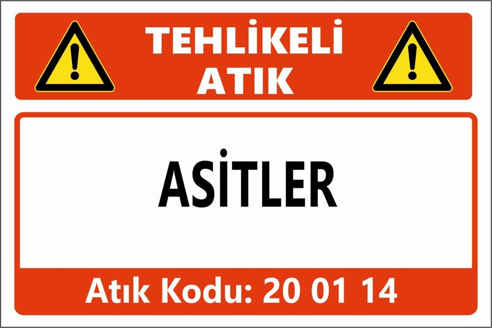 Atık TabelalarıASİTLER