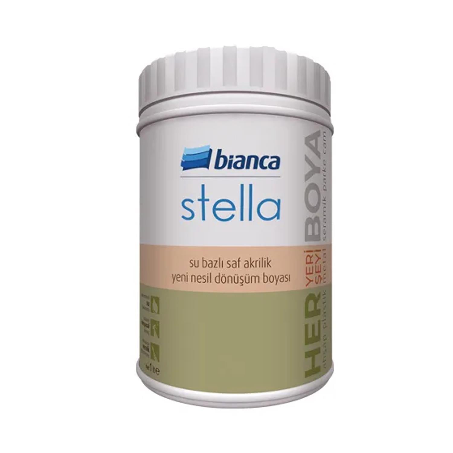 Bianca Stella Su Bazlı Saf Akrilik Boya Beyaz 1 Kg