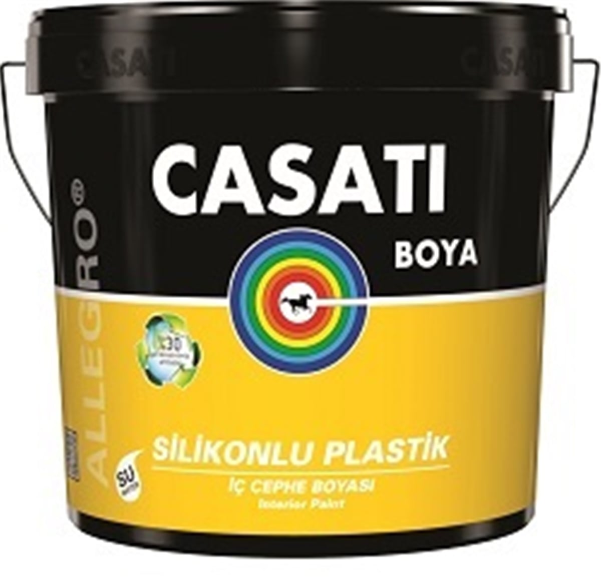 Casati Allegro Silikonlu Plastik İç Cephe Boyası C621 Buz Beyazı 3,5Kg