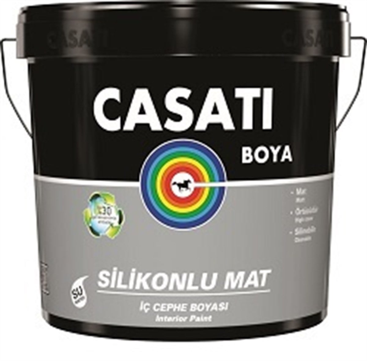 Casati Silikonlu Mat İç Cephe Boyası C822 Özel Kum Beji 2,5 Lt