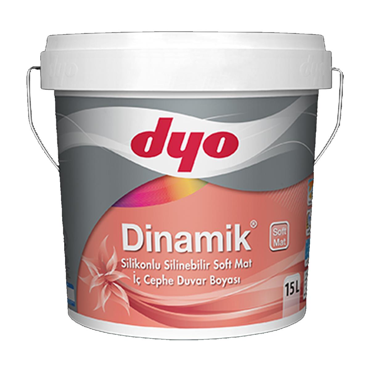 Dyo Dinamik Soft Mat Silikonlu İç Cephe Boyası 7963 Kemik Beyazı 2,5 LT