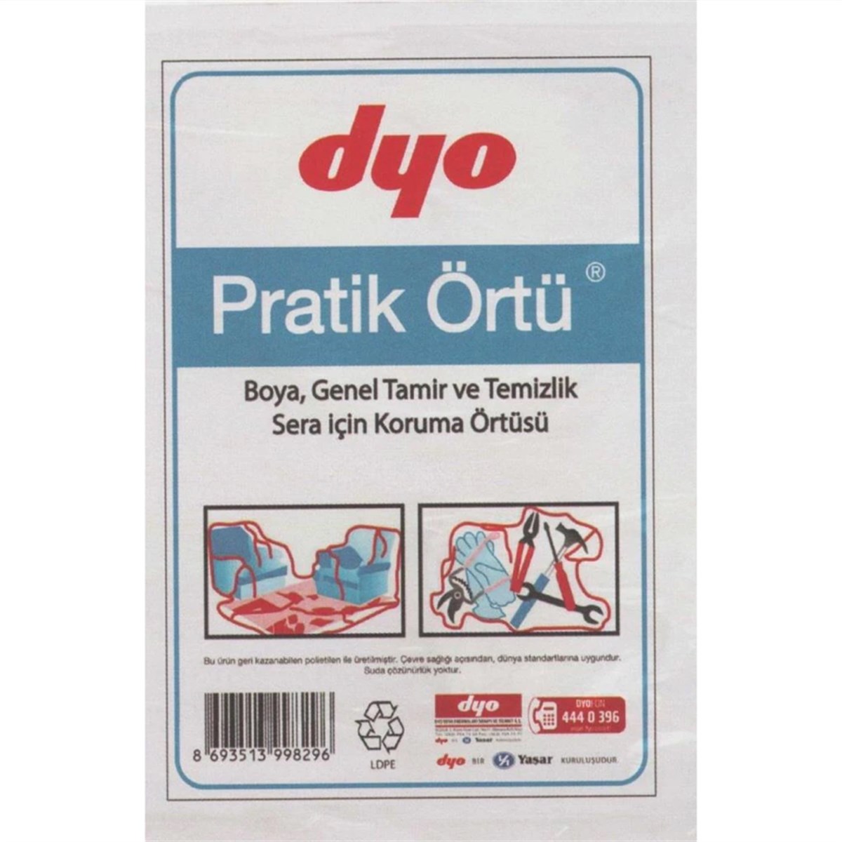 DYO PRATİK ÖRTÜ 50 M2
