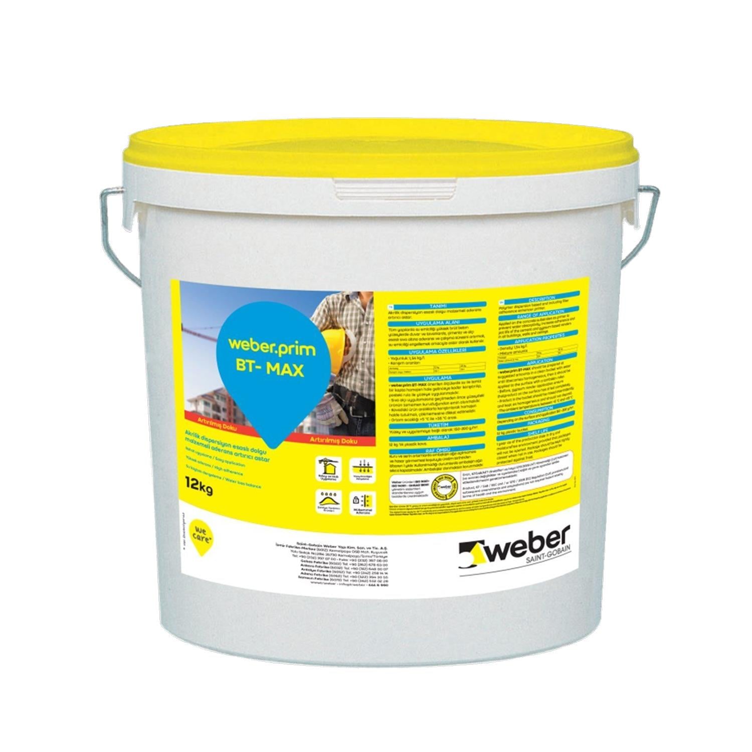 Weber Prim Bt Max Brüt Beton Astarı 25 Kg