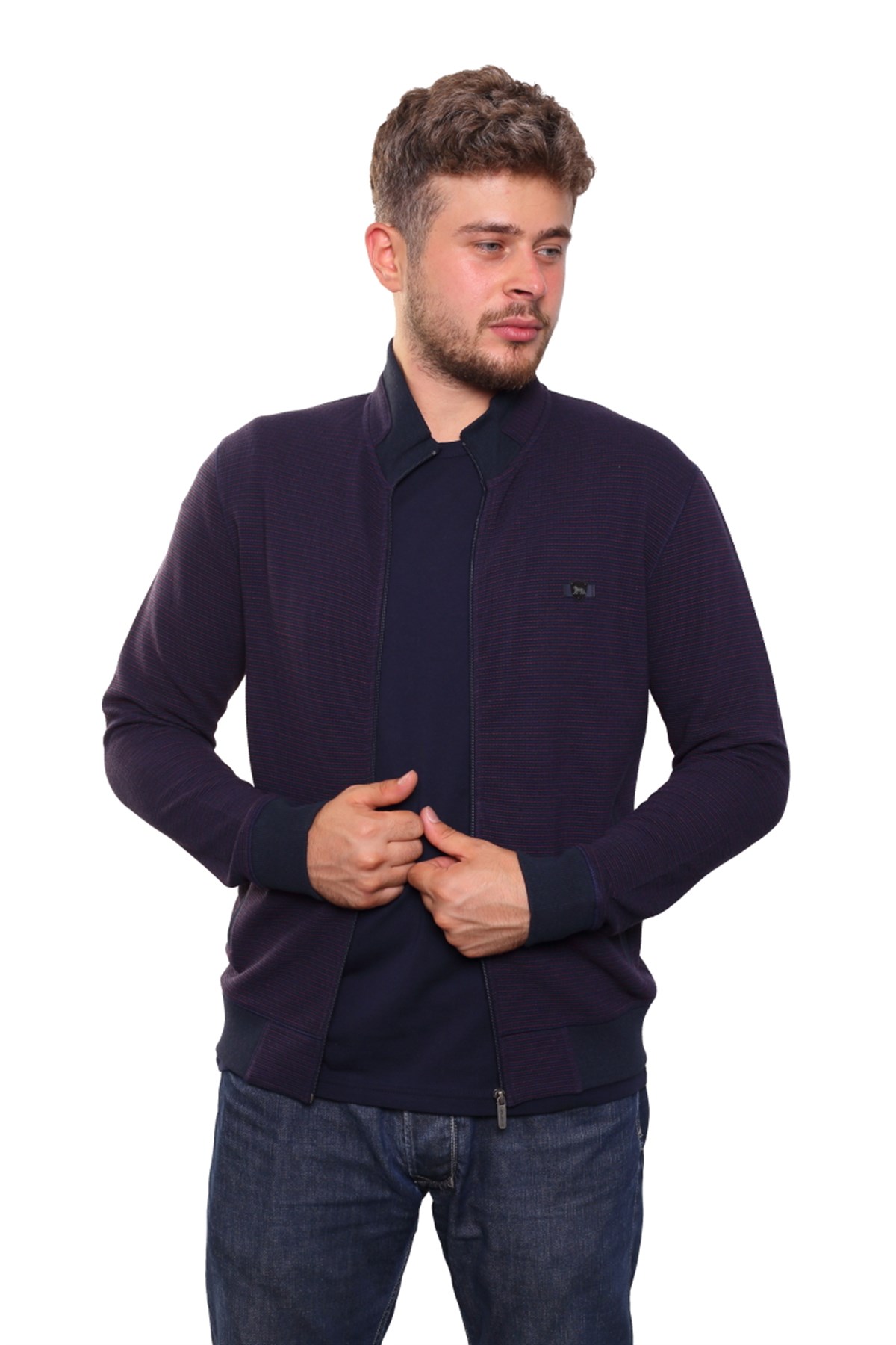 Fermuarlı Sweat Hırka 