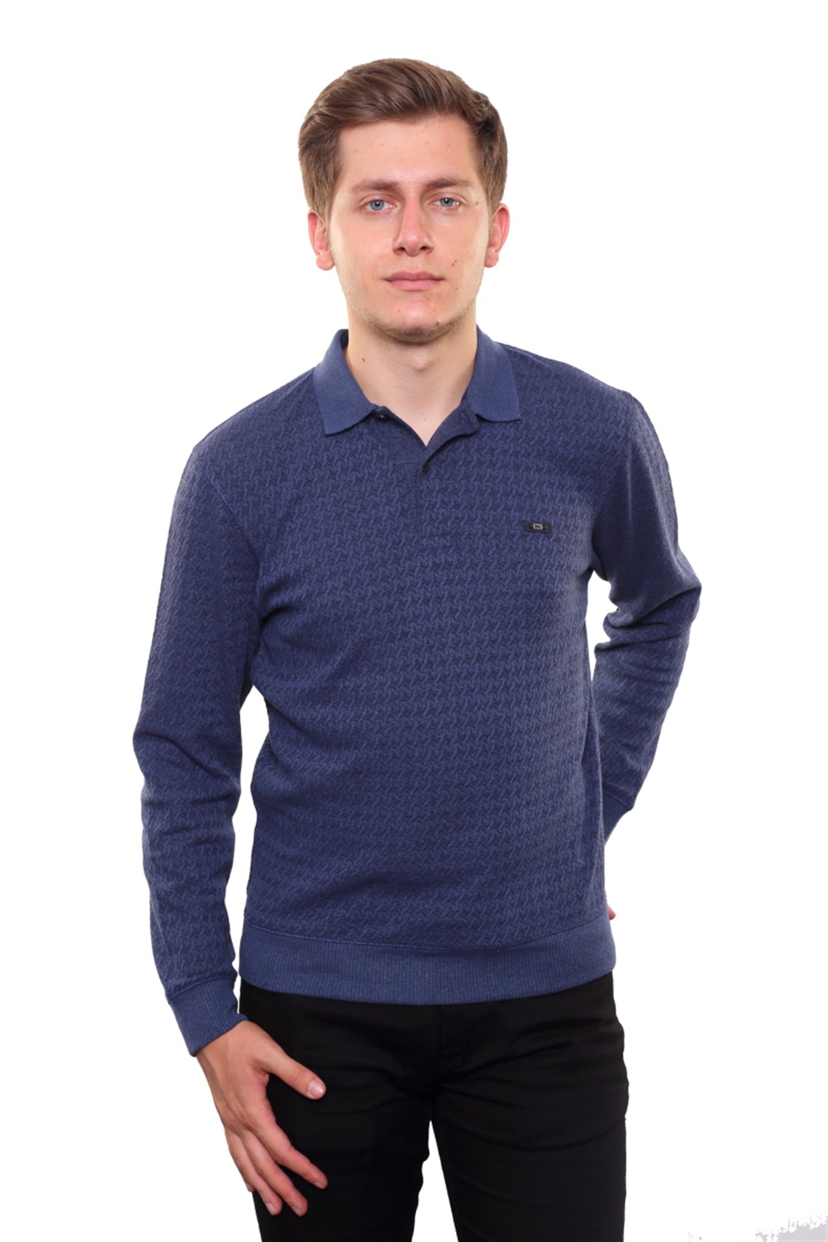 Polo Yaka Sweatshirt 