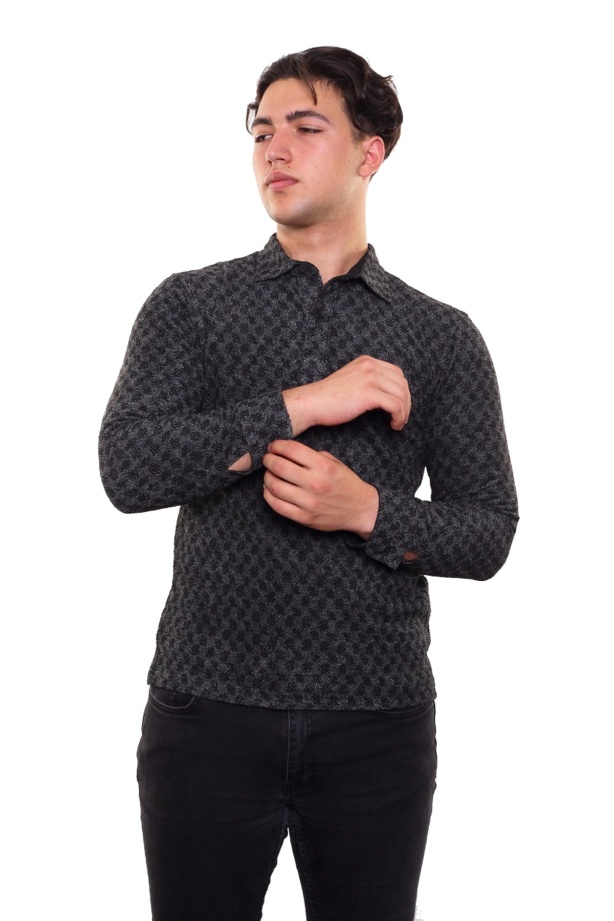 Polo Yaka Sweatshirt 