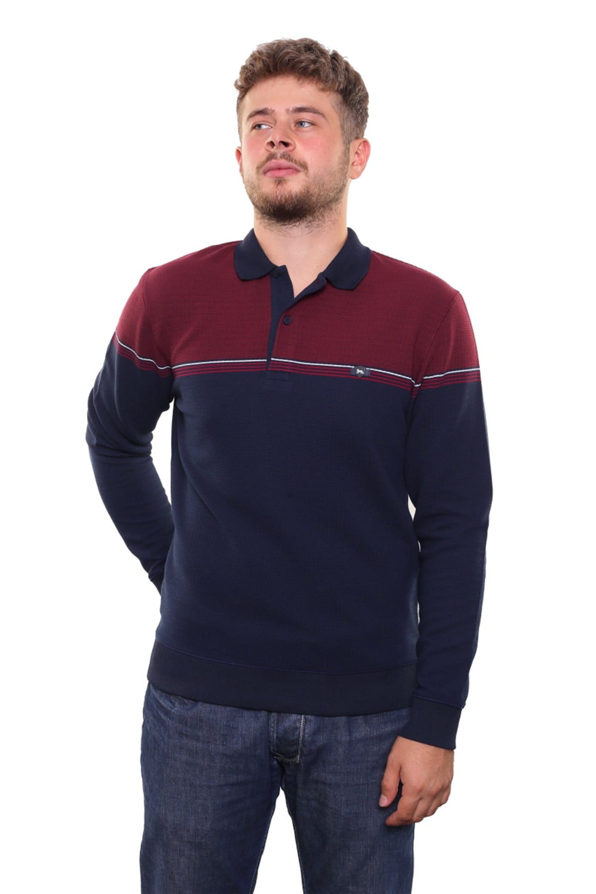 Polo Yaka Sweatshirt 