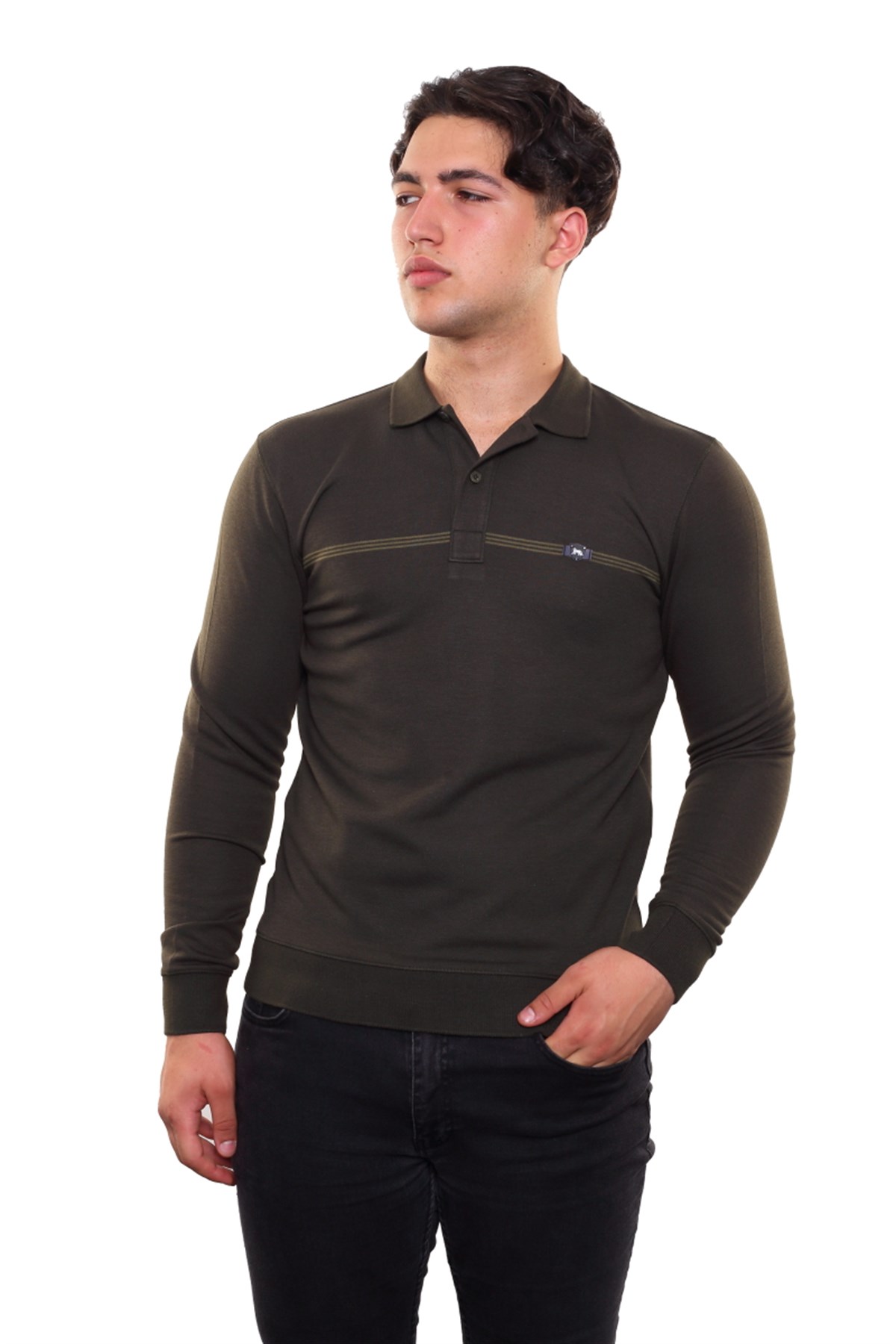 Polo Yaka Sweatshirt 