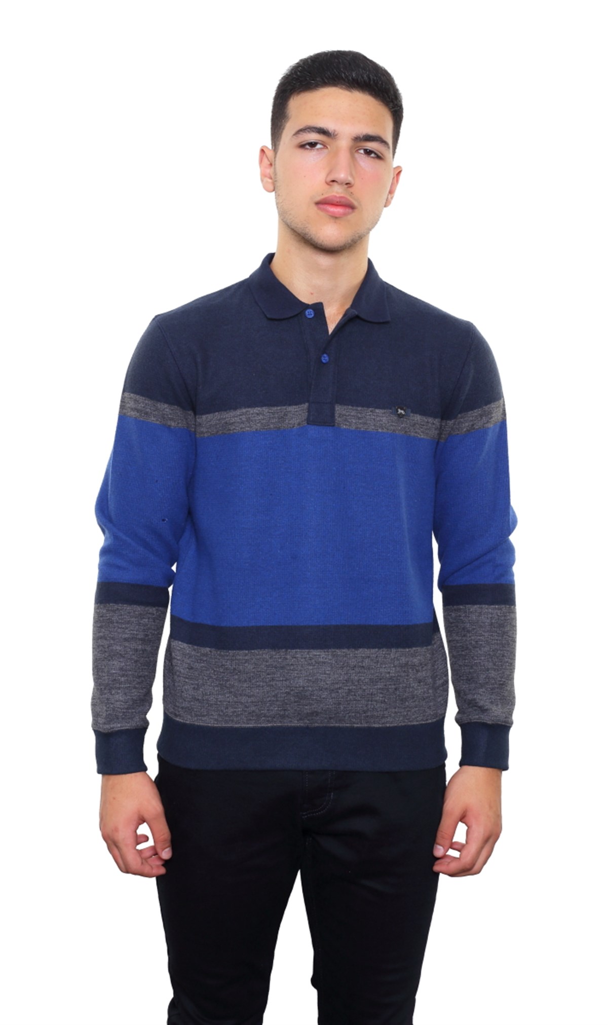 Polo Yaka Sweatshirt 