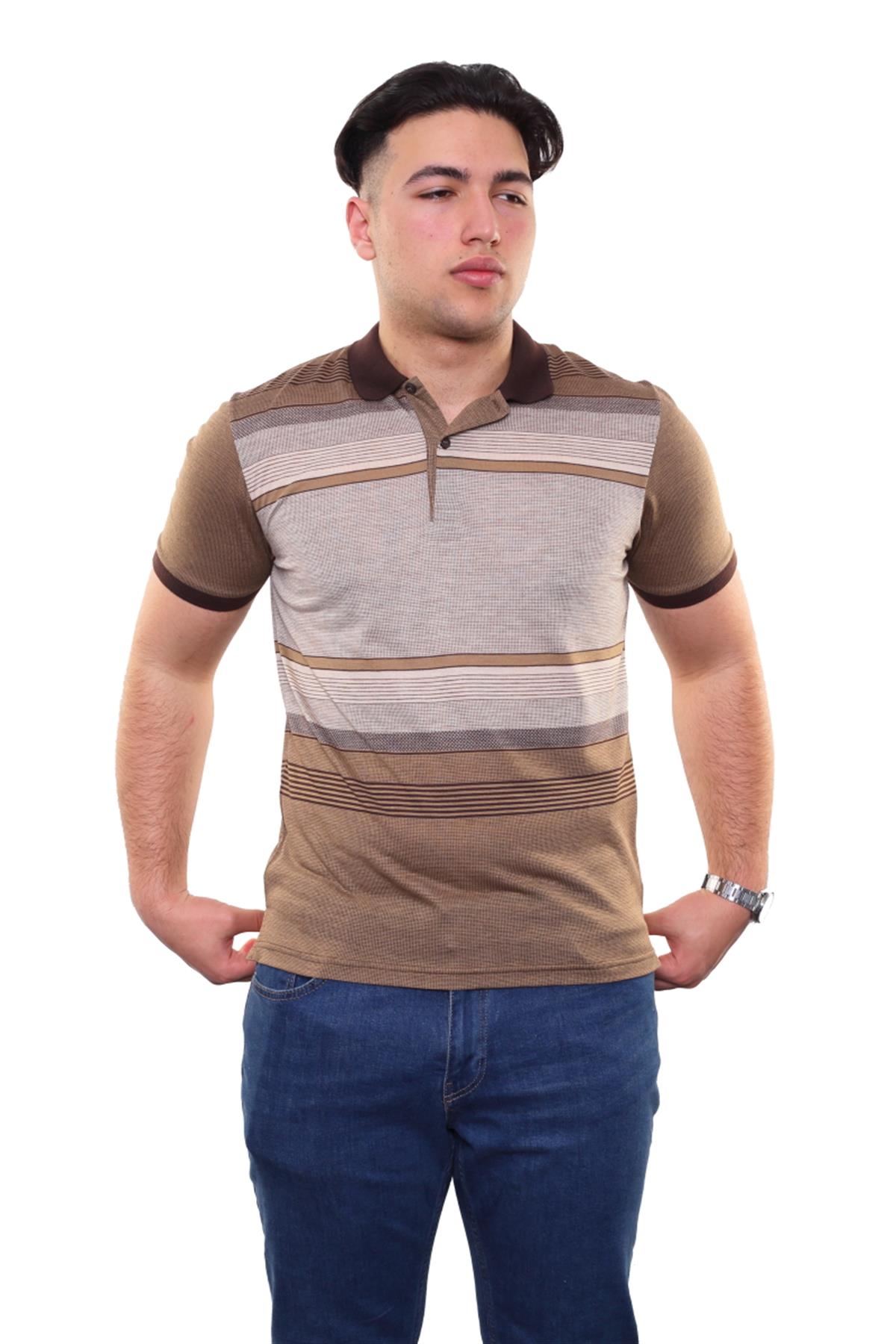Battal Boy Büyük Beden Polo Yaka T-Shirt 