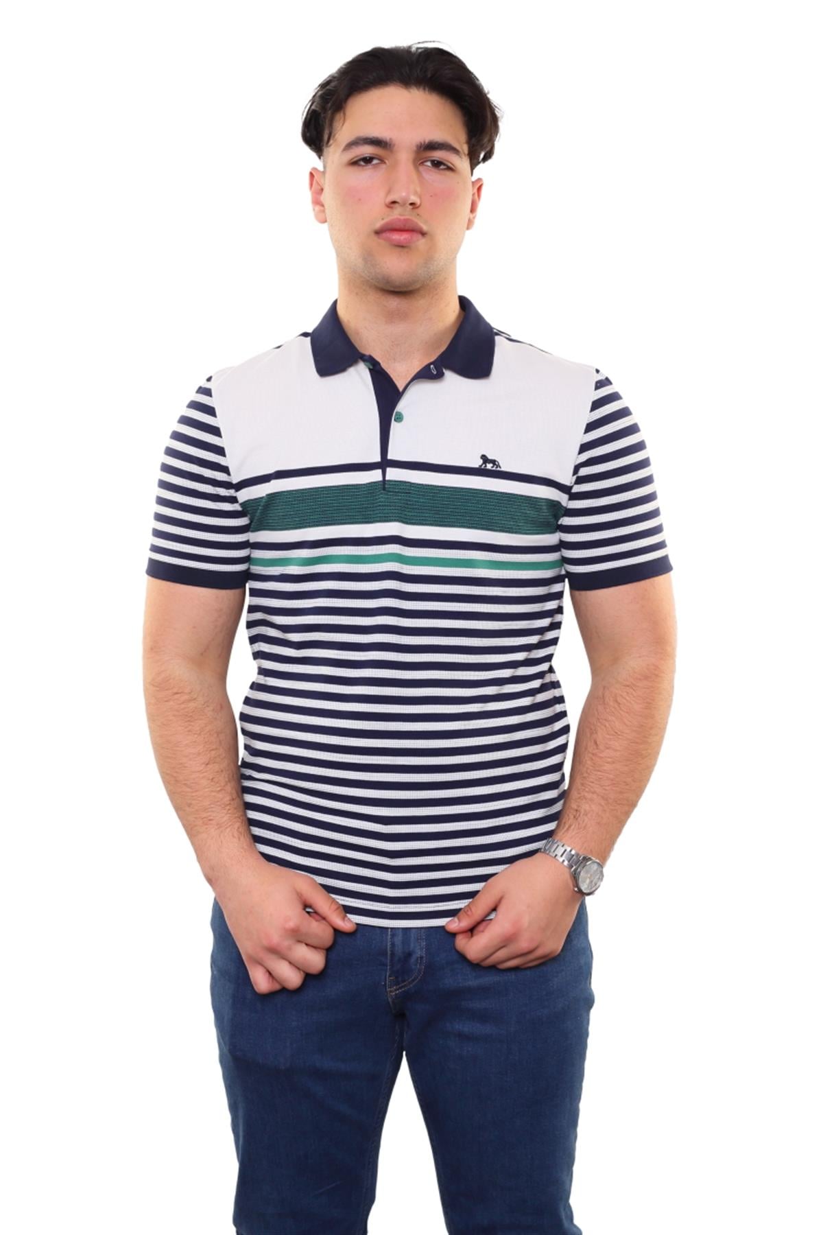 Battal Boy Büyük Beden Polo Yaka T-Shirt 
