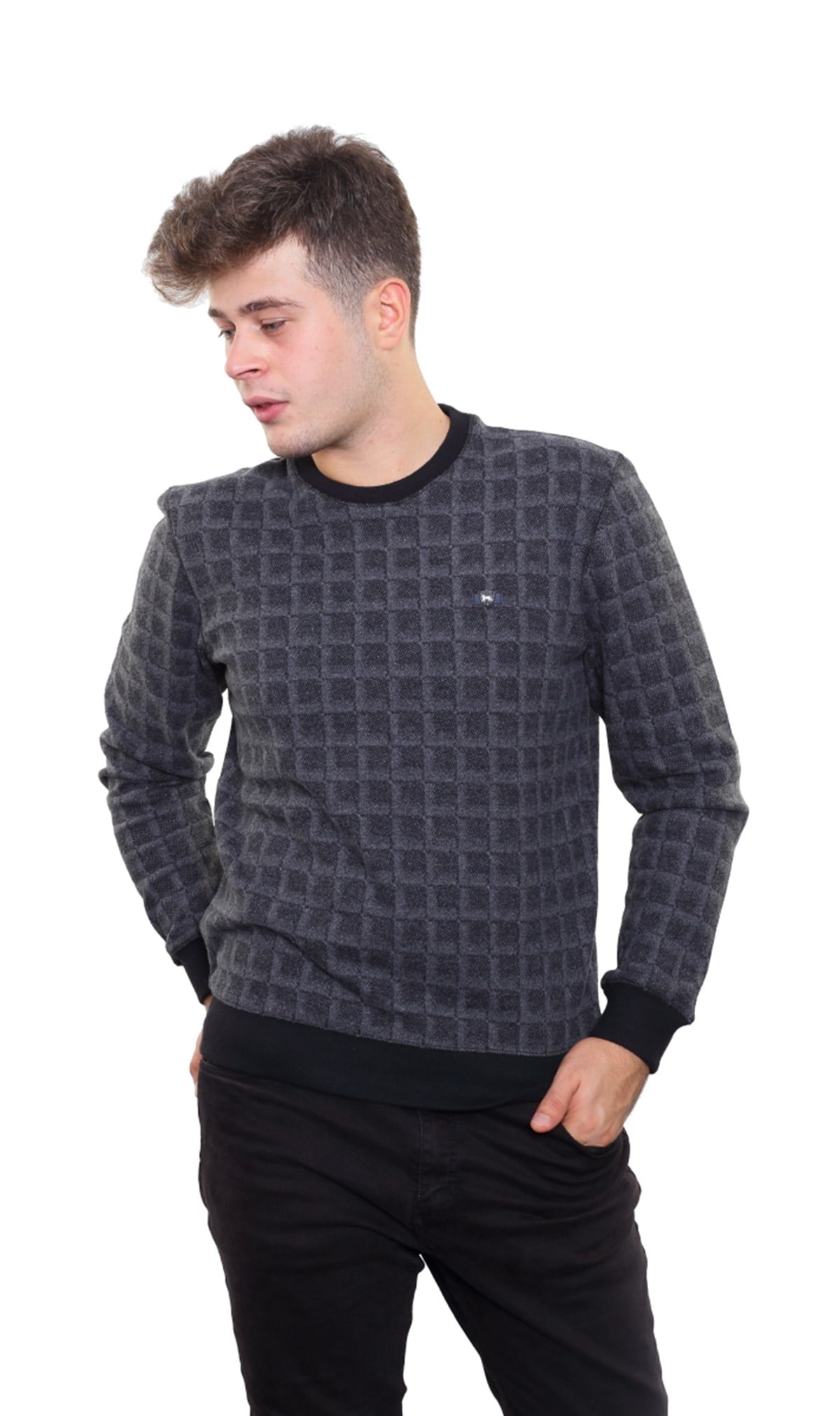 Battal Yuvarlak Yaka Sweatshirt 