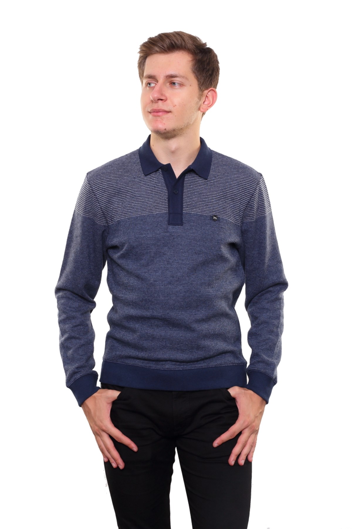 Polo Yaka Sweatshirt 