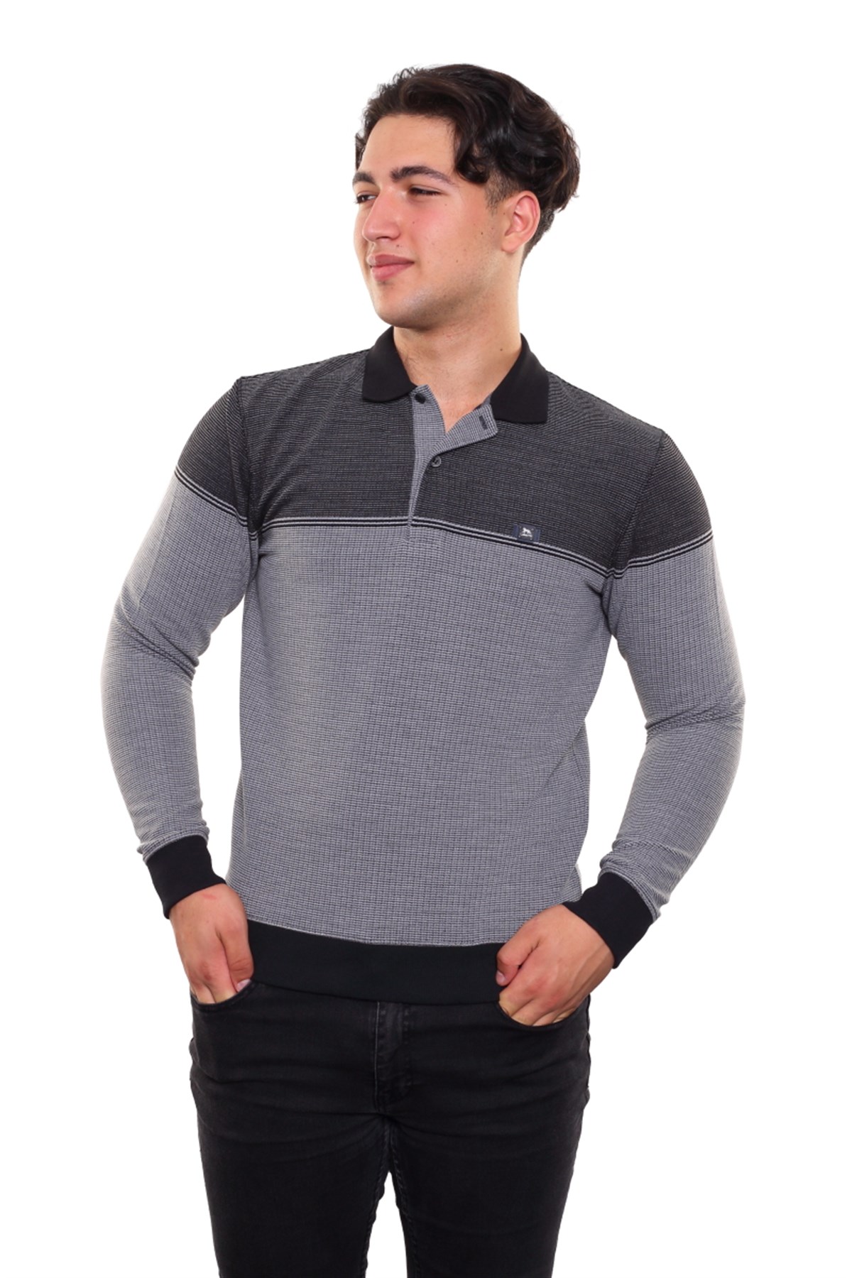 Polo Yaka Sweatshirt 