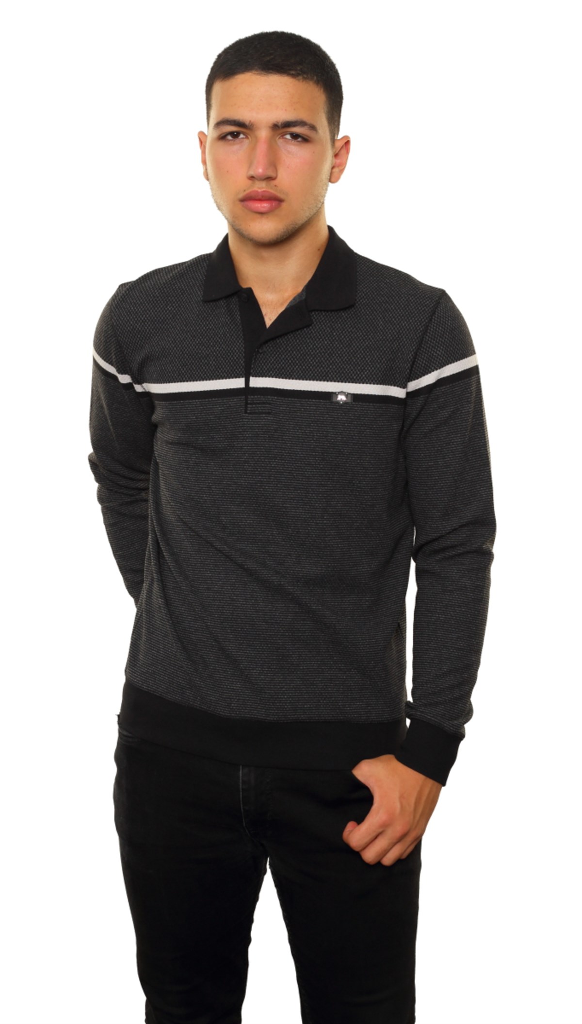 Polo Yaka Sweatshirt 