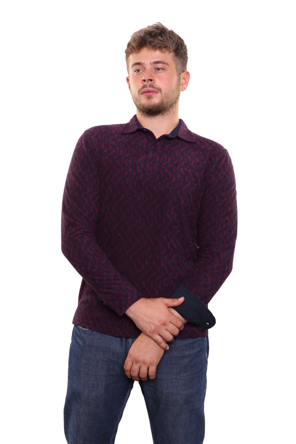 Polo Yaka Sweatshirt 