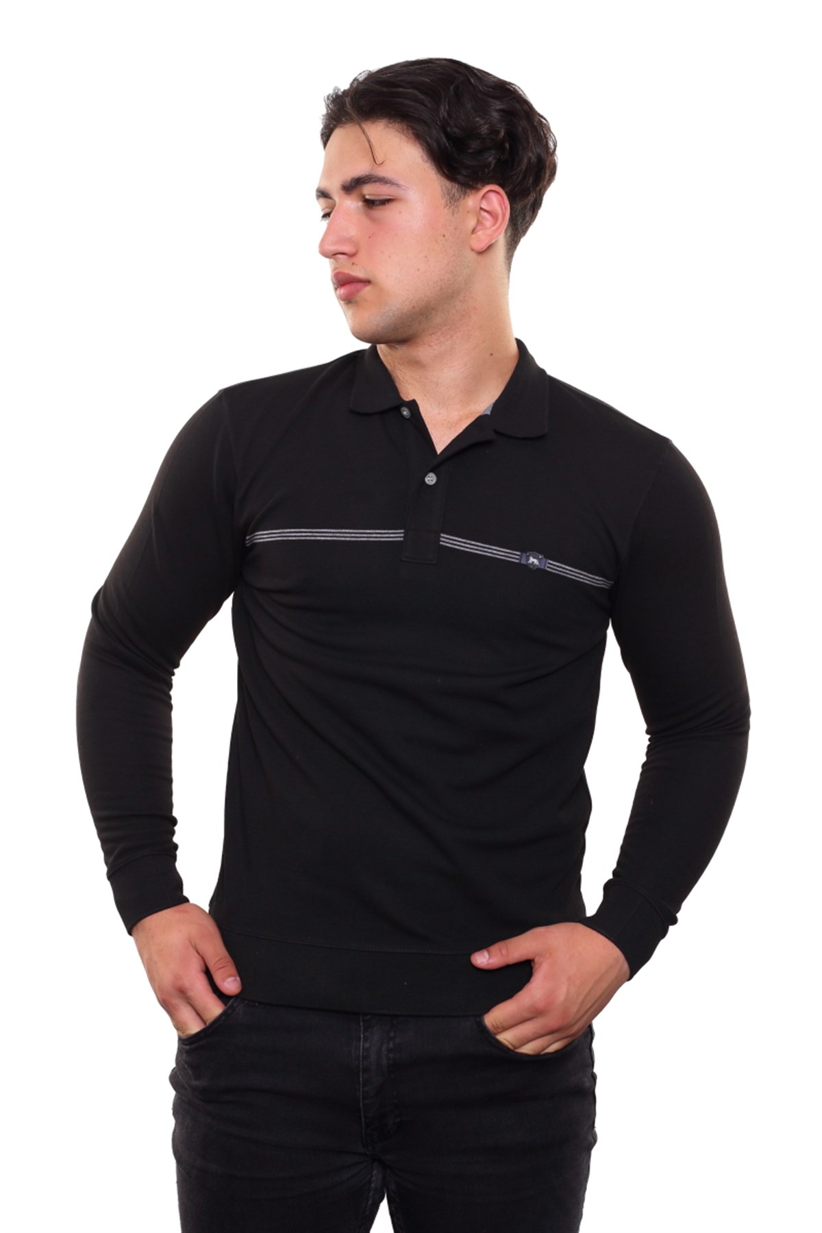 Polo Yaka Sweatshirt 