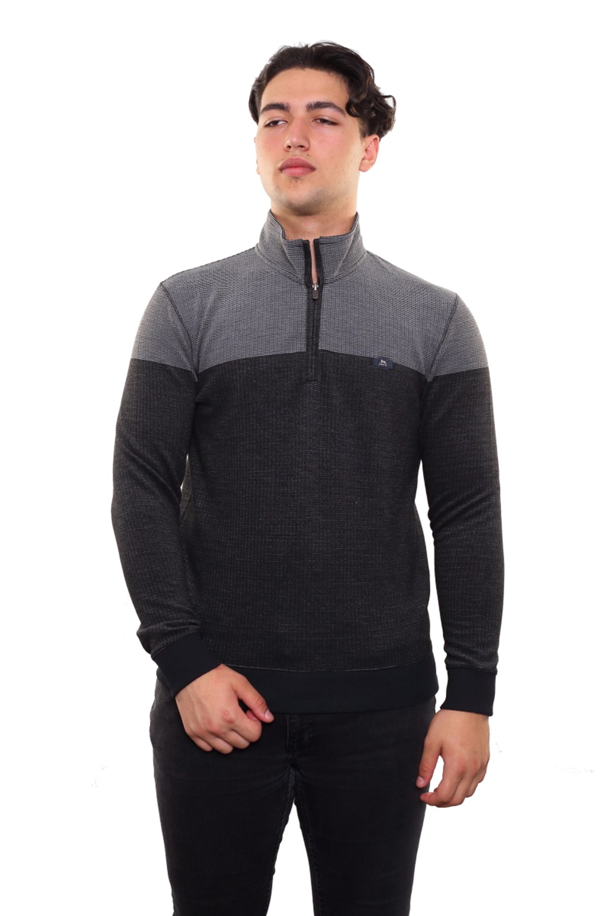 Yarım Fermuarlı Sweatshirt