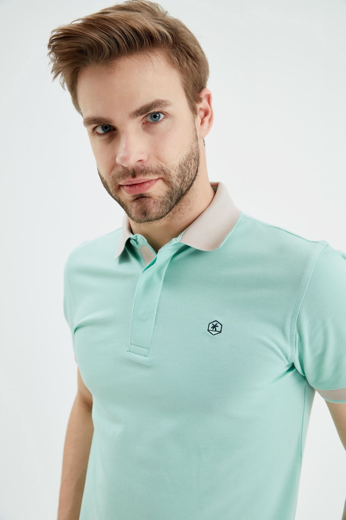 Denny Dad- Yeşil Polo Yaka T-shirt