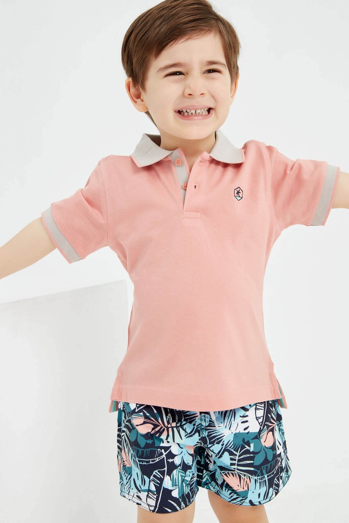 Denny Kids- Somon Polo Yaka T-shirt