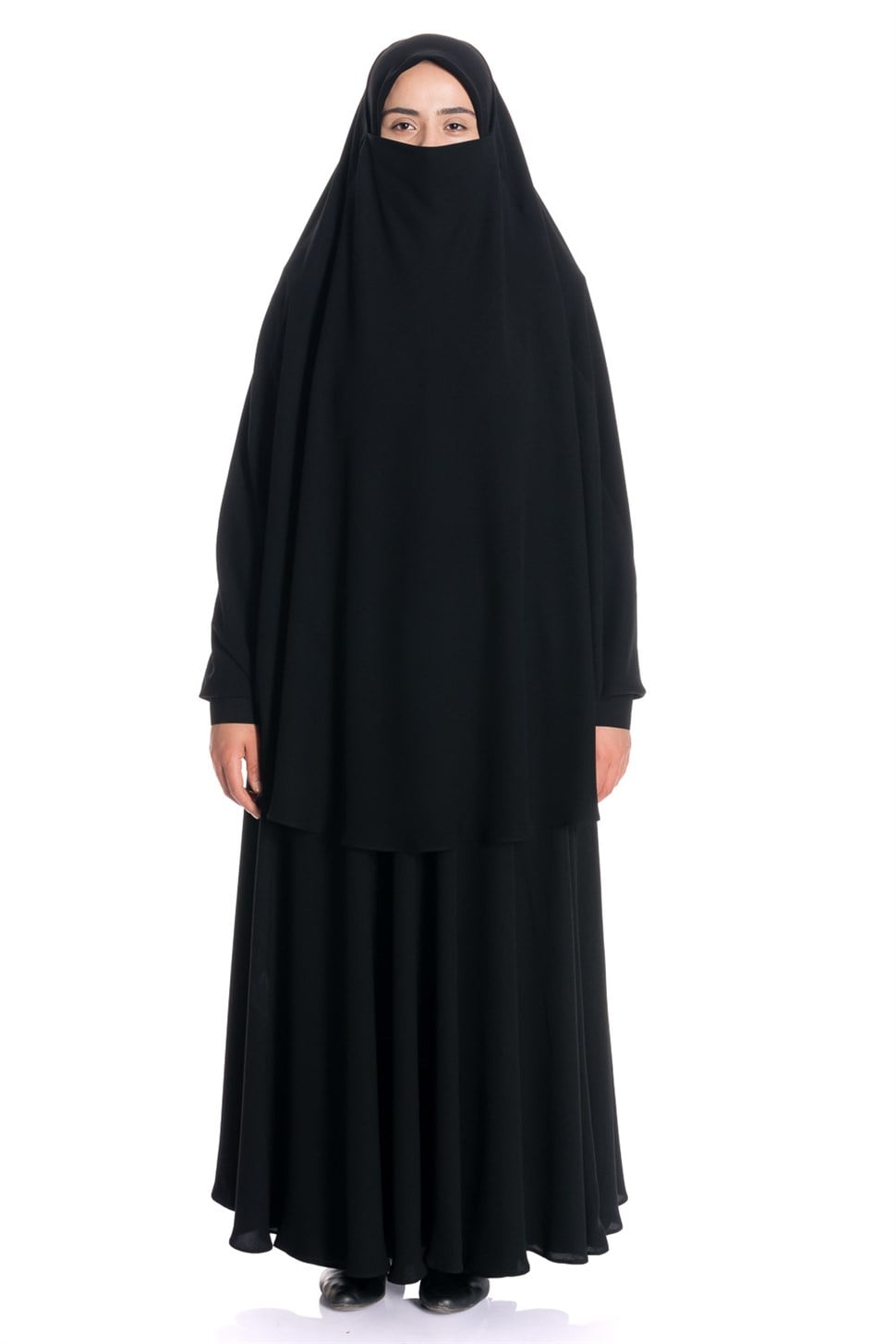 Sultanbaş İki Parça Super Soft - Siyah Çarşaf