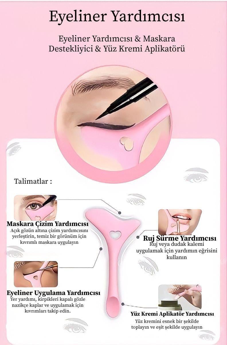 Eyeliner , Ruj Ve Maskara Çekme Aparatı / Çok Yönlü Aparat