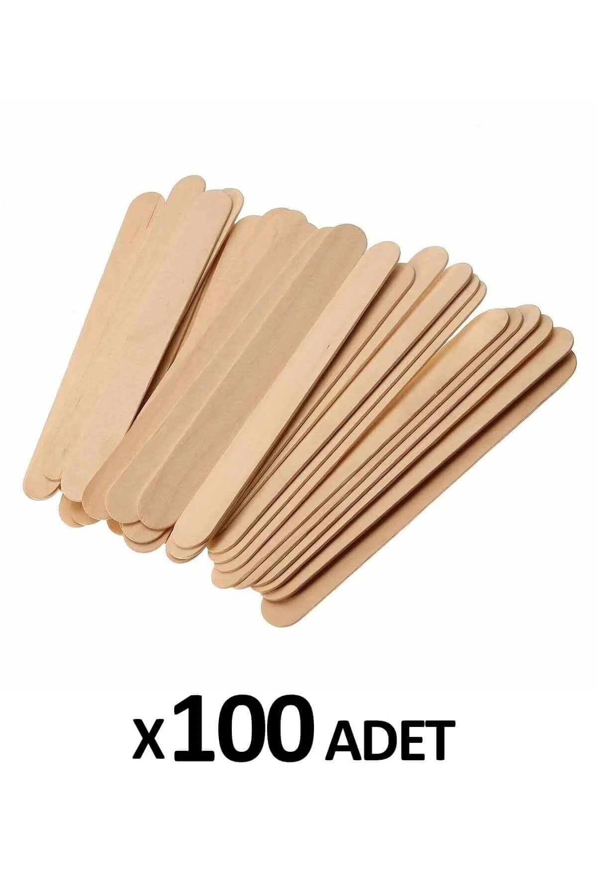 İnci Ağda Ahşap Ağda Spatulası 100 Adet