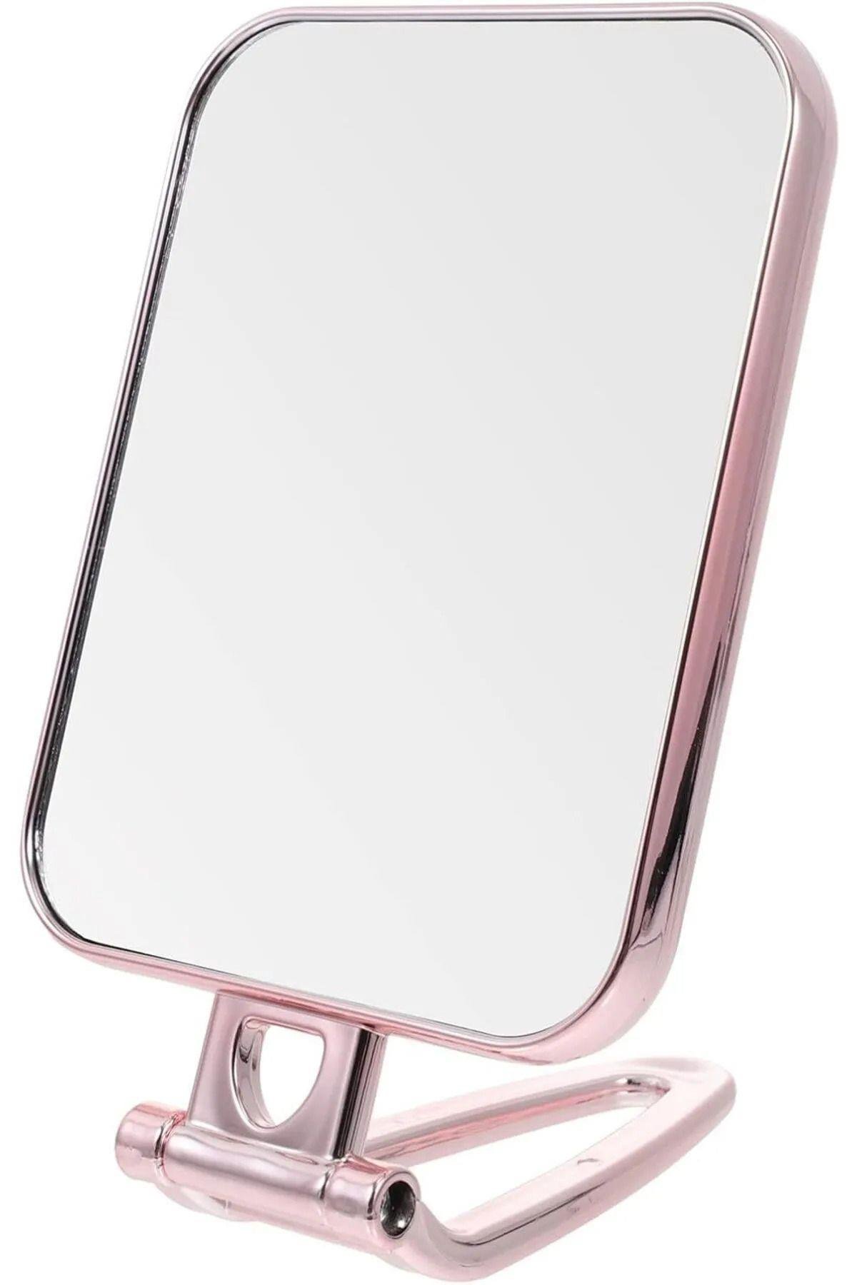 Kare Çift Taraflı Büyüteçli Makyaj Aynası 16x13cm