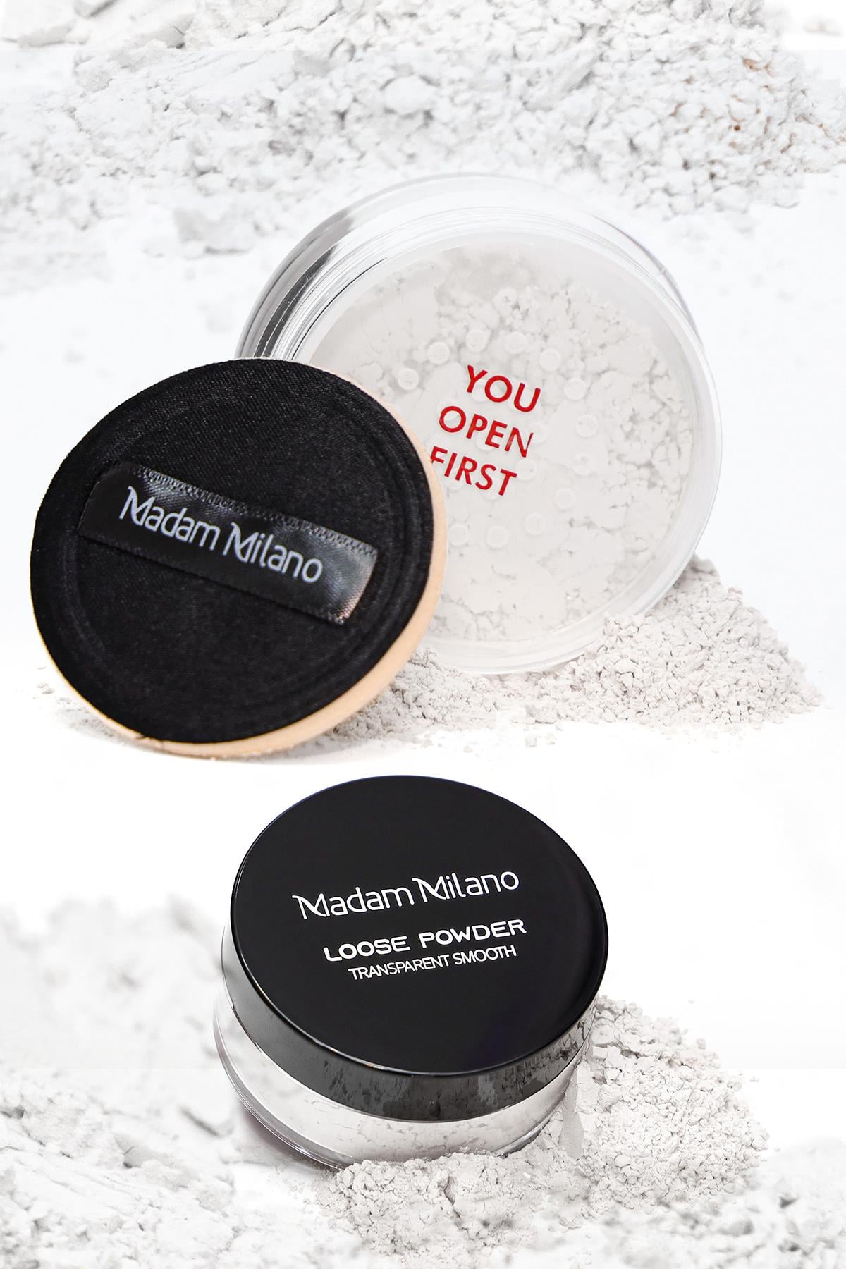 Loose Powder Makyaj Sabitleyici Matlaştırıcı Toz Pudra - 01 Transparan